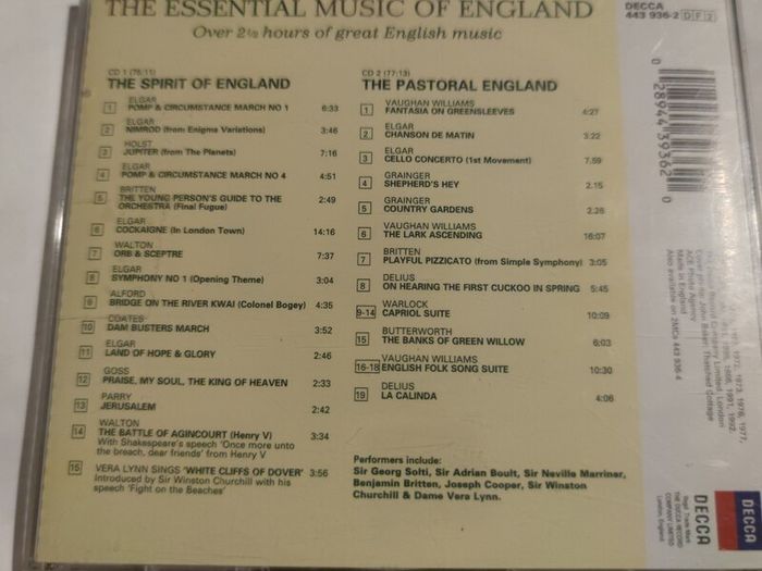 The Essential Music Of England 2Cd