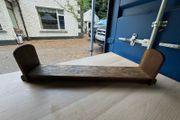 Vintage Solid Oak Desktop Book Trough/Tabletop Bookcase (88cm)