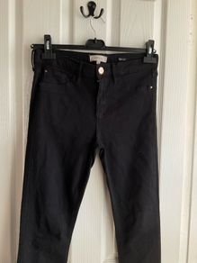 River Island 'Molly' Mid-Rise Skinny Jeans Black