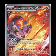 pokemon card - team rocket Moltres EX perfect condition