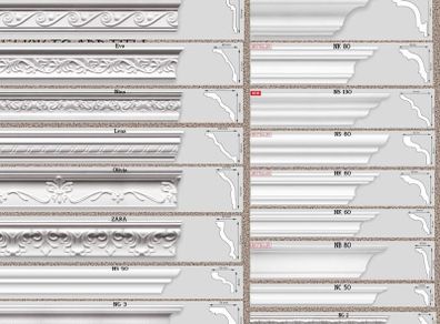 Ceiling Coving, Moulding Polystyrene  for 2 metres length.