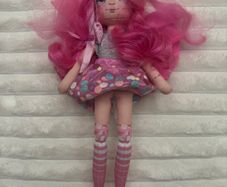 Dream Seekers Soft Plush Fairy Doll Bella Pink Moose Used Please look at the pictures