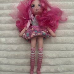 Dream Seekers Soft Plush Fairy Doll Bella Pink Moose Used Please look at the pictures