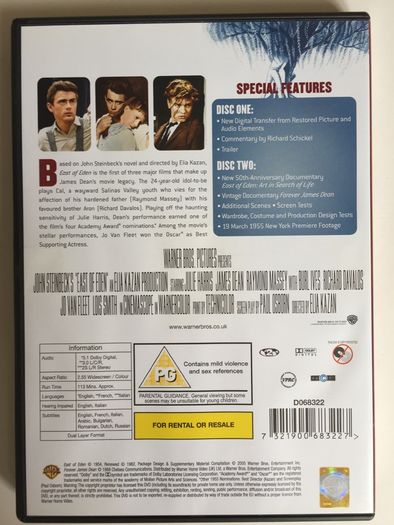 James Dean: The Complete James Dean Collection [3xMovie 6xDVD] Academy Award Winner