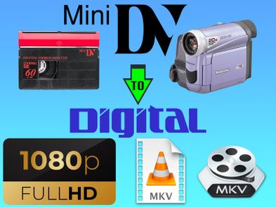 Minidv To 1080p Full Hd High Quality Digital File Video Conversion ...
