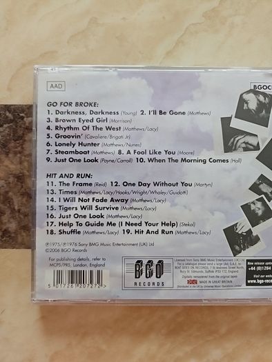 Ian Matthews CD - Go For Broke / Hit And Run