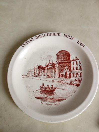 Dublin millennium plate