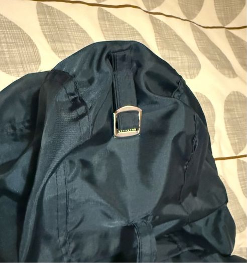 Vintage Mod Snorkel Parka Jacket - Heavy Duty Navy / Orange Quilted Lining (Made in England)