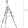 Wooden Easel Portable/Artist Outdoor Easel - Beech Wood Canvas Stand Foldable Tripod - Max Height up to 191cm - Storefront Sign Easel - Sketching Painting Stand Image 5
