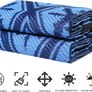 Outdoor Rugs for Garden Patios, 4x6ft Plastic Weatherproof Woven Picnic Blankets, Reversible & Easy Cleaning Deck Carpet Camping Mats (FREE SHIPPING) Image 4
