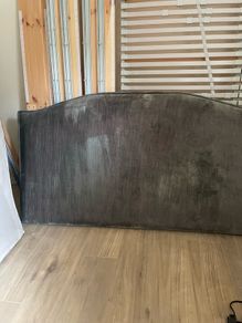 Double headboard  Corded. Velvet