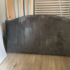 Double headboard  Corded. Velvet