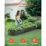 Metal Raised Garden Bed, 8 x 2 x 1 ft Outdoor Galvanized Planter Box, with Open Bottom, Large Oval Planter Raised Bed for Gardening Vegetables Image 2