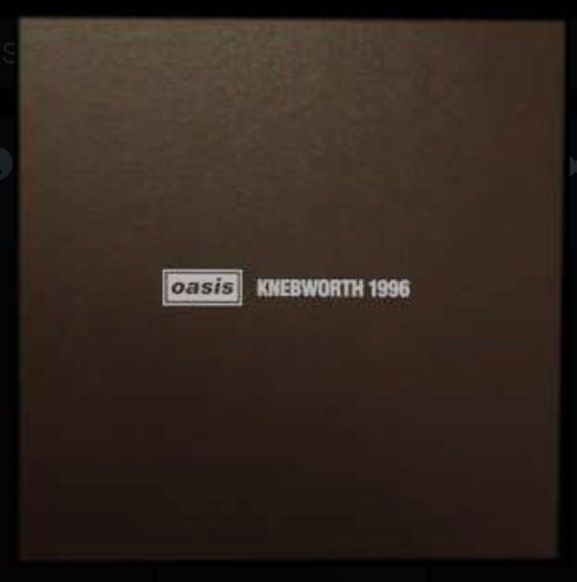 Oasis Knebworth super deluxe box set, new, opened
