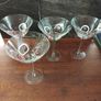 4 Delpihi Martini Glasses Image 3