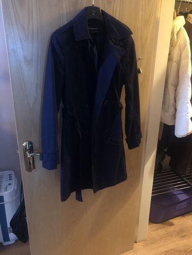 NEW Navy Belted MAC/Coat Size 8