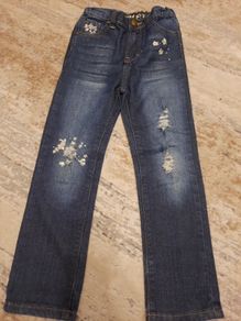 girls jeans, size 6-7y