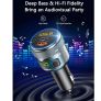 Car FM Transmitter, Wireless Bluetooth 5.1 Radio Adapter Car Kit with Big Button, Type C Image 2