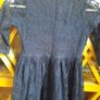 Navy girls dress with flowers 7-8 years Image 5