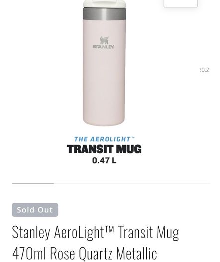 Stanley AreoLight Rose Quartz