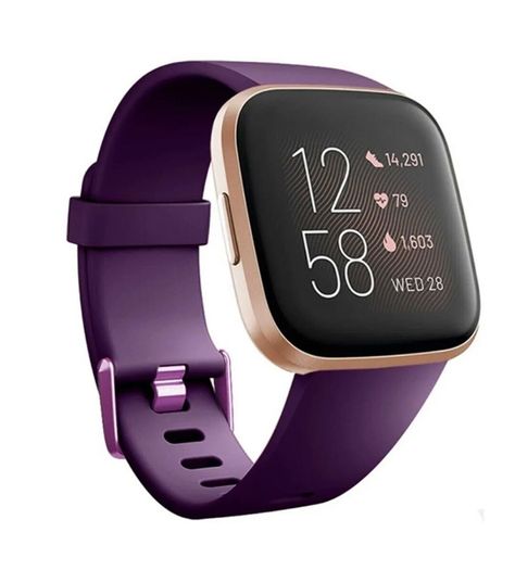 PURPLE Silicone Band Strap For Fitbit Versa, Versa 2, Versa Lite Replacement