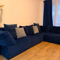 Navy Blue Modular Sofa - SKLUM