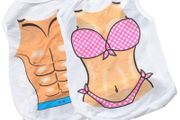 NEW dog and cat muscle/bikini printed t-shirt SIZES S-M-L