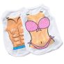 NEW dog and cat muscle/bikini printed t-shirt SIZES S-M-L Image 2