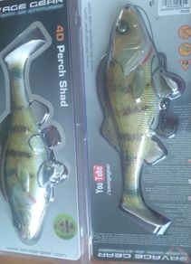 Savage Gear 4D Line Thru Perch Shad 23cm 168g
