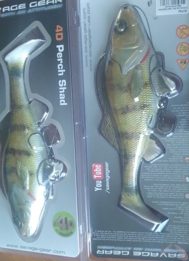Savage Gear 4D Line Thru Perch Shad 23cm 168g
