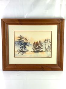 Vintage original watercolour