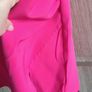 pink Zip Back Split Side Tube Bodycon Dress size s sm Image 4