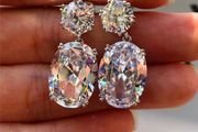 18KT White Gold Filled Earrings