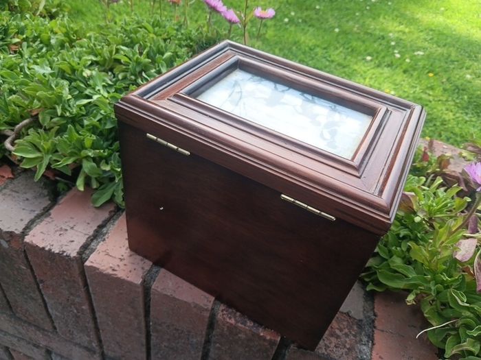 vintage wooden photo frame