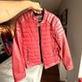 DKNY Burgundy Leather-Effect Jacket Image 2