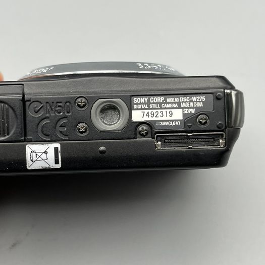 Sony DSC-W275 12.1MP Digital Camera Black - Full Kit