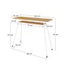 Home / Office / Student Desk Troia Walnut and White by Levira Image 4