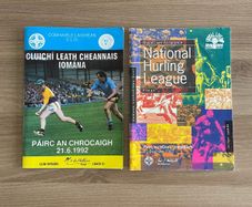 1992 Leinster Hurling Semi-Finals and National League Final Match Programmes