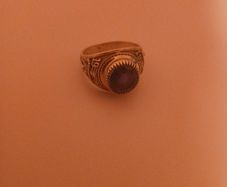 gold College ring
