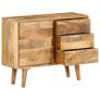 Sideboard Solid Mango Wood 90x30x69 cm Image 10
