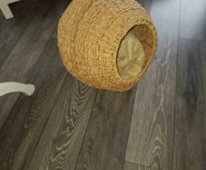 wicker cat bed