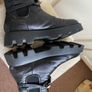 Carl Scarpa mid calf black leather boot size 8 Image 4