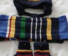 Tommy Hilfiger Kids Hat Scarf and Gloves