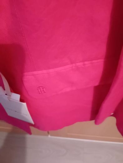 Tommy Hilfiger - Blazer - Pink - Linen Cotton - Fits UK 10 to 12 - BNWT RRP 300