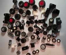 Lego pieces for cars and vehicles