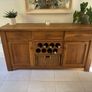 Oak dining  table + 8 chairs + matching sideboard Image 2