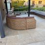 L corner wicker sofa set Image 4