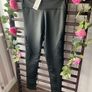 leggings Bnwt pleather black leather leggings size large/xlarge Image 7