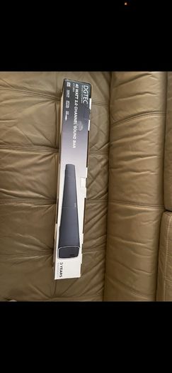 DGTec CY-08 40 W Bluetooth Device Streaming Wall Mountable 2.0 Channel Soundbar with Remote Control - Black