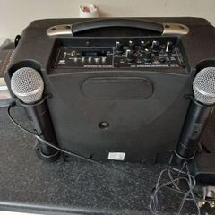 Street amp, house party amp,including 2 microphones
